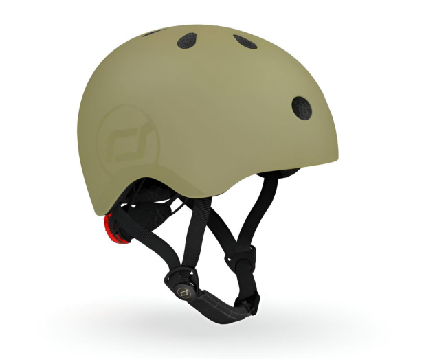 Scoot & Ride Kask Ochronny S-M dla dzieci 3+ Olive - 1265386 - zdjęcie